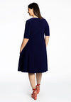 Kleid mit V-Ausschnitt DOLCEDress v-neck DOLCE - blue - #3
