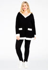 Pullover mit kontrastierenden StreifenPullover contrasting borders - black - #2