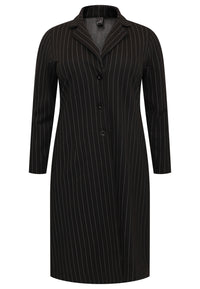 Long blazer PINSTRIPE - black - #4