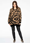 Pullover mit V-Ausschnitt TIGERPullover v-neck TIGER - brown - #2
