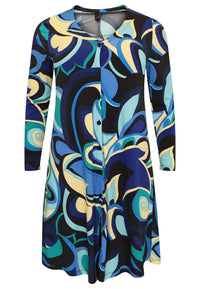 Cardigan A-line FUNK - black - #4