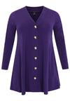 Cardigan with buttons DOLCE - purple - #3