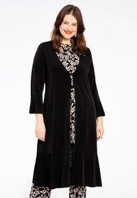 Cardigan with frill DOLCE - black - #1