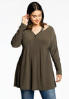Tunic wide bottom strap DOLCE - green - #1