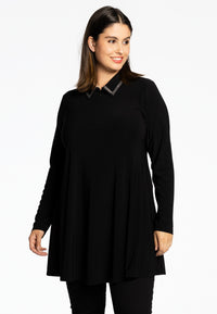 Tuniek wide bottom met strass DOLCE - black - #1