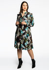 Dress grandad collar AMY - black - #2