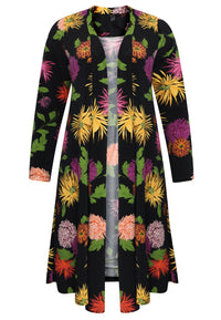 Cardigan pleated CHRYSANT - black - #4