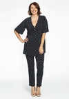 Tunic flare pearls POLKADOT - black - #2