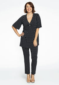 Tunic flare pearls POLKADOT - black - #2