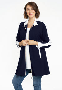 Strickjacke mit Reißverschluss BUBLÉCardigan zipper BUBLÉ - blue - #1