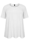 Tunic flare short sleeves BUBLÉ - white - #4