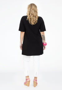 Tunic wide bottom buttoned DOLCE - black - #3