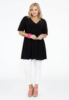 Tunic wide bottom buttoned DOLCE - black - #2