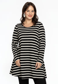Tunic wide bottom BRETON - black - #1