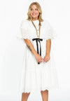 Dress broderie anglaise - white
