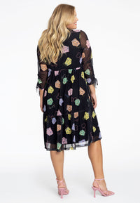 Dress ruffled BEAUTY - black - #3