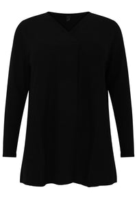 Pullover mit V-AusschnittPullover V-neck - black - #4