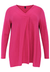 Pullover mit V-AusschnittPullover V-neck - pink - #4