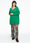 Pull mit V-Ausschnitt KaschmirPull v-neck cashmere - green - #2