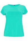 T-shirt cap sleeves DOLCE - turquoise - #4