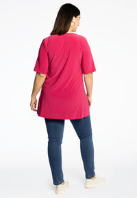 T-shirt ausgestellt DOLCETunic flare DOLCE - pink - #3