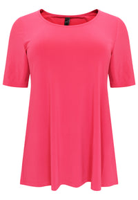 T-shirt ausgestellt DOLCETunic flare DOLCE - pink - #4