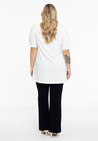 T-shirt ausgestellt DOLCETunic flare DOLCE - ecru - #3