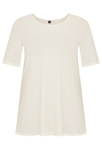 T-shirt ausgestellt DOLCETunic flare DOLCE - ecru - #4