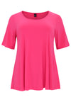 T-shirt ausgestellt DOLCETunic flare DOLCE - pink - #4