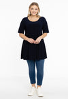 Tunika wide bottom dolce - blau