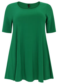 Tunic wide bottom DOLCE - green - #4