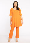 Tunic wide bottom DOLCE - orange