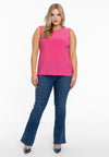 Tailliertes top dolce - rosa