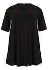 Tunic Swing short sleeve DOLCE - black - #4