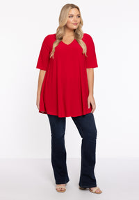 Tunic Swing short sleeve DOLCE - red - #2