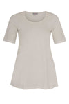 Tunic flare short sl COTTONTunic flare COTTON - ecru - #4