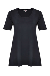 Tunic flare short sl COTTONTunic flare COTTON - blue - #4