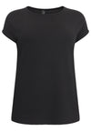 T-Shirt wide DIAGONAL - black - #4