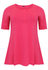 Tunic flare fit COTTON - pink - #4