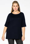 T-Shirt wide short sl VI/EAT-shirt VISCOSE - blue - #1