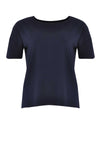 T-Shirt wide short sl VI/EAT-shirt VISCOSE - blue - #4