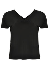 T-shirt doppelt V-Ausschnitt DolceT-shirt v-neck DOLCE - black - #3