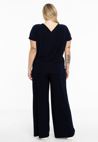 T-shirt doppelt V-Ausschnitt DolceT-shirt v-neck DOLCE - blue - #3