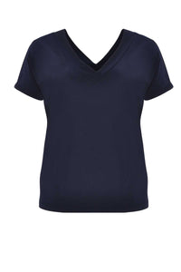 T-shirt doppelt V-Ausschnitt DolceT-shirt v-neck DOLCE - blue - #4