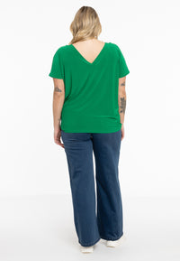 T-shirt doppelt V-Ausschnitt DolceT-shirt v-neck DOLCE - green - #3