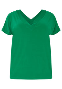 T-shirt doppelt V-Ausschnitt DolceT-shirt v-neck DOLCE - green - #4
