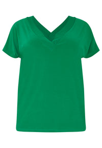 T-shirt doppelt V-Ausschnitt DolceT-shirt v-neck DOLCE - green - #4