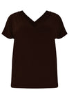T-shirt doppelt V-Ausschnitt DolceT-shirt v-neck DOLCE - brown - #2