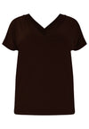 T-shirt doppelt V-Ausschnitt DolceT-shirt v-neck DOLCE - brown - #3