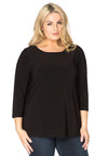 Shirt 3/4 sleeves DOLCE - black